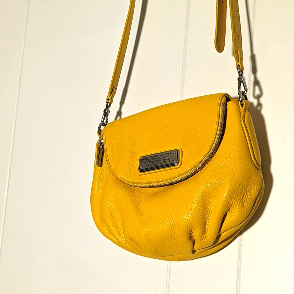 Marc by Marc Jacobs sunshine yellow cross body work wear bag purse